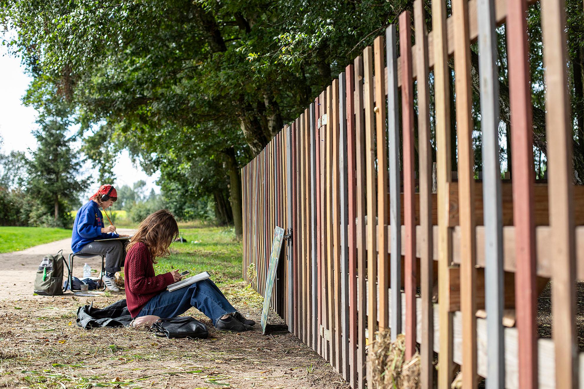 Maturzystki na plenerze