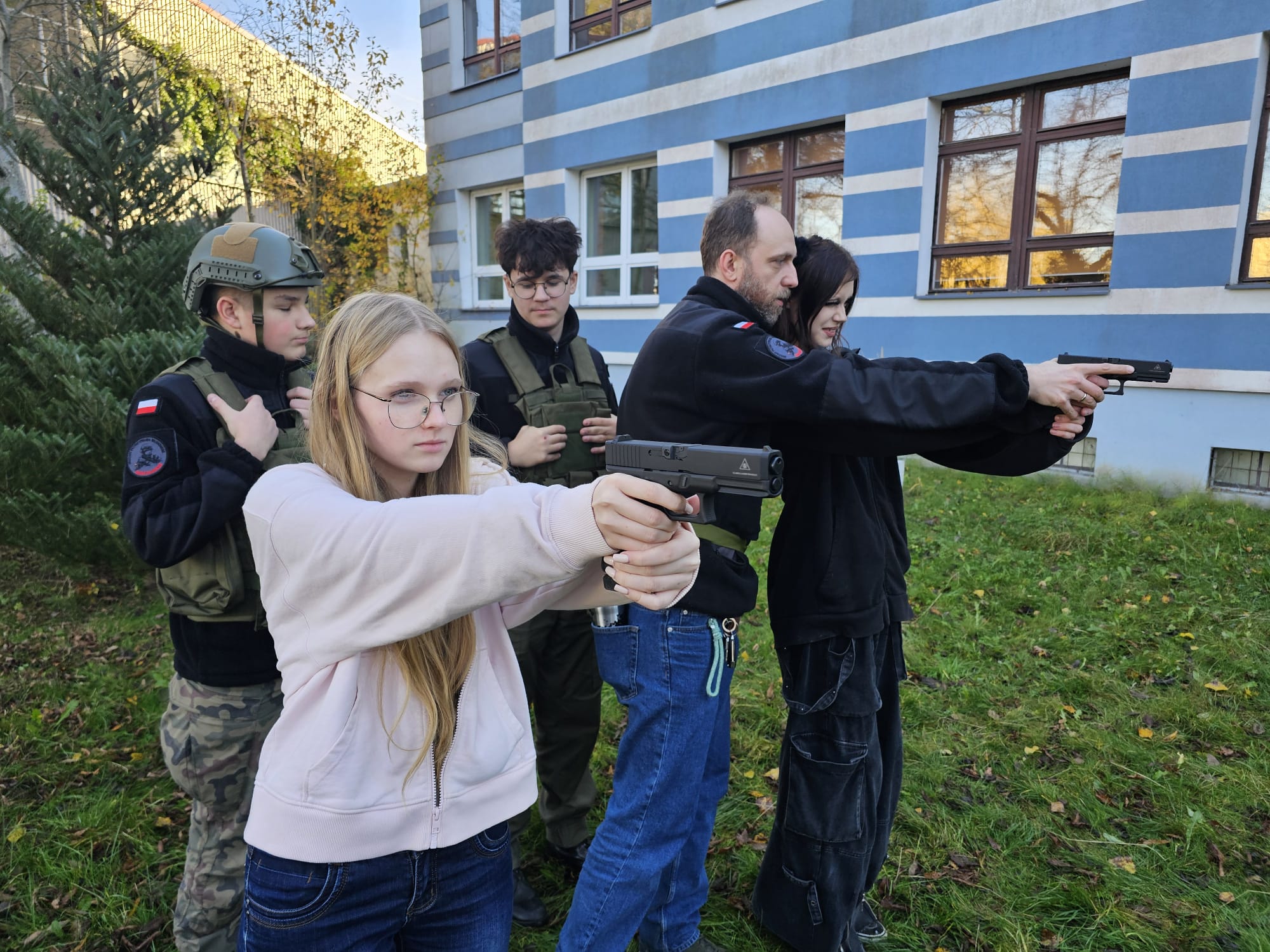 Laserowy strzał do celu